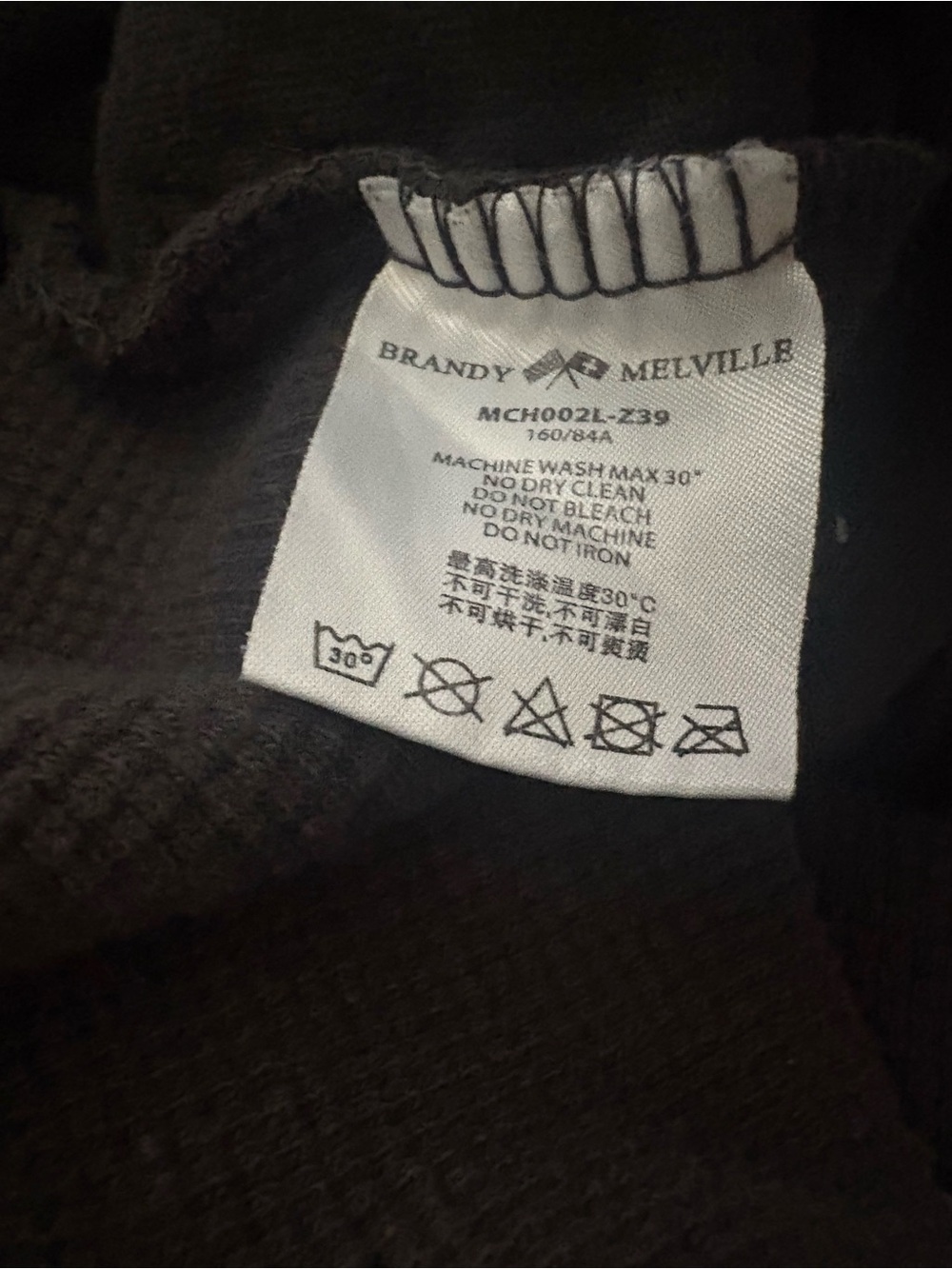 Brandy Melville Casual Black Pants - Picture 3 of 5